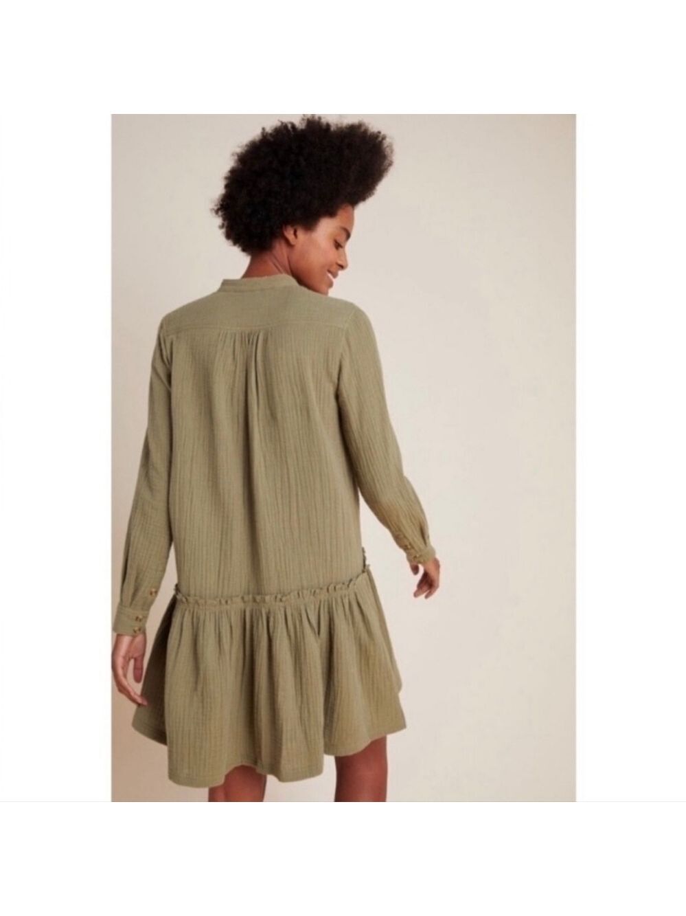 Anthropologie Maeve Katie Textured Utility Tunic Size 2P - Picture 2 of 7